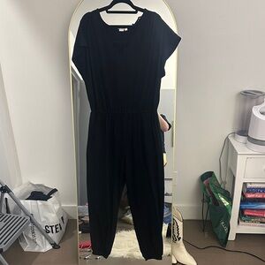 GAP Classic Black Cotton Jumpsuit